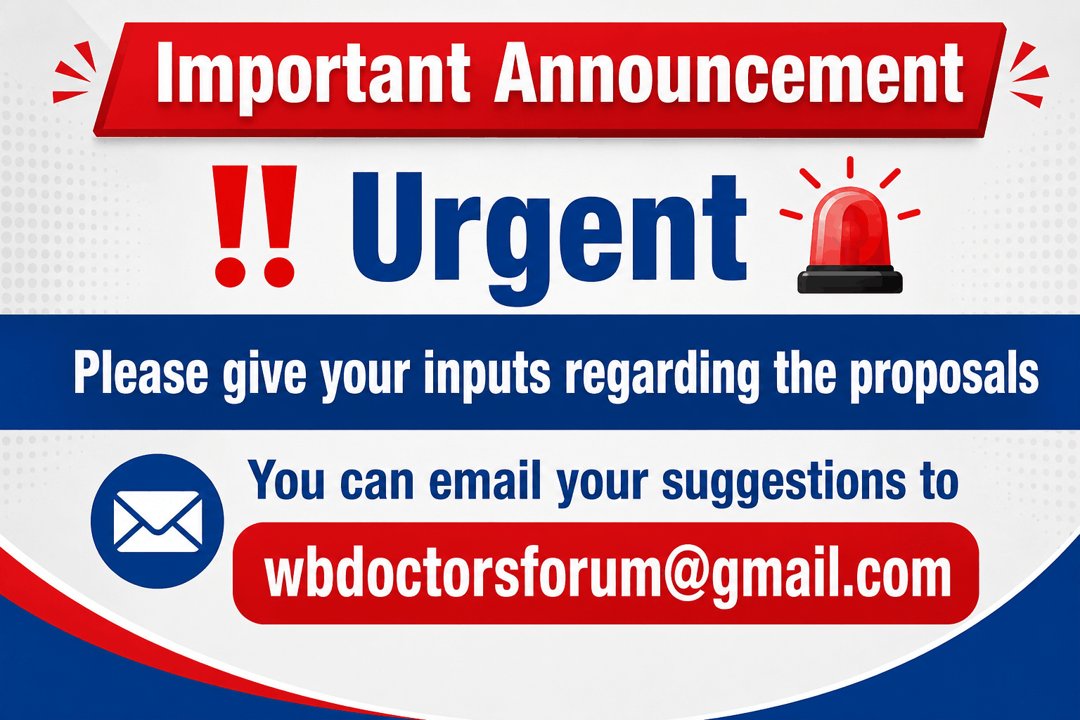 Important Announcement